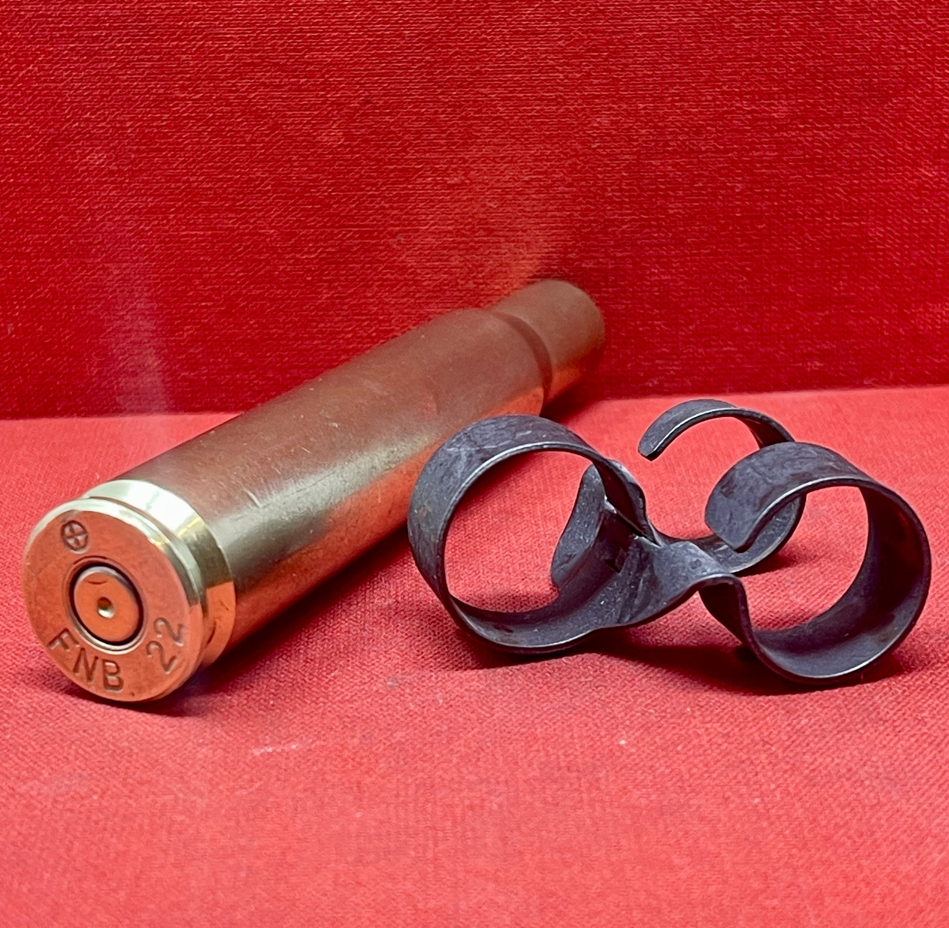 The 50 Cal cartridge cases stamped "FNB 22" refer to .50 caliber BMG (Browning Machine Gun) cartridge cases manufactured in 2022 by Fabrique Nationale de Herstal (FN Herstal), a prominent arms manufacturer in Belgium. The .50 BMG is a powerful, high-velocity round originally developed in the early 20th century for the Browning M2 heavy machine gun but is now widely used in various military, law enforcement, and civilian applications, particularly for long-range precision shooting, anti-material rifles, and 