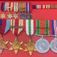 A WWII Medal Group Defence Medal, War Medal, Italy, Africa and 1939-45 Star 