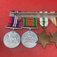 A WWII Medal Group Defence Medal, War Medal, Italy, Africa and 1939-45 Star 