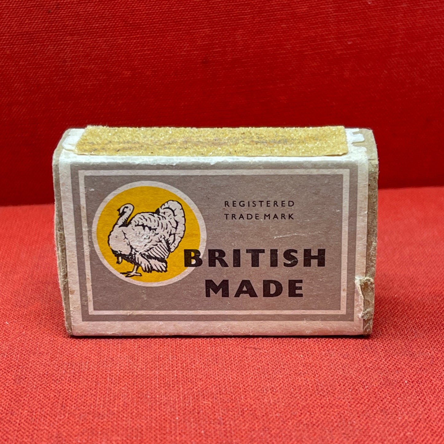 Vintage British Match Box " The Turkey Match"