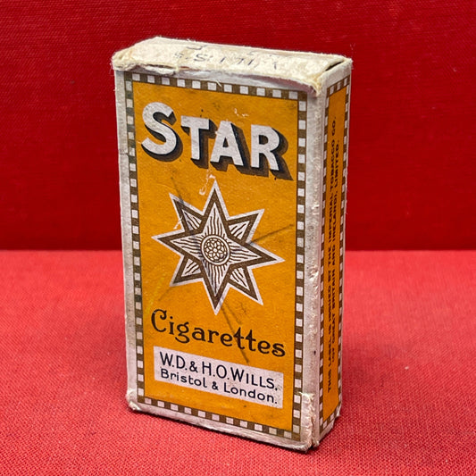 Original 1930 Wills Star Cigarette Pack