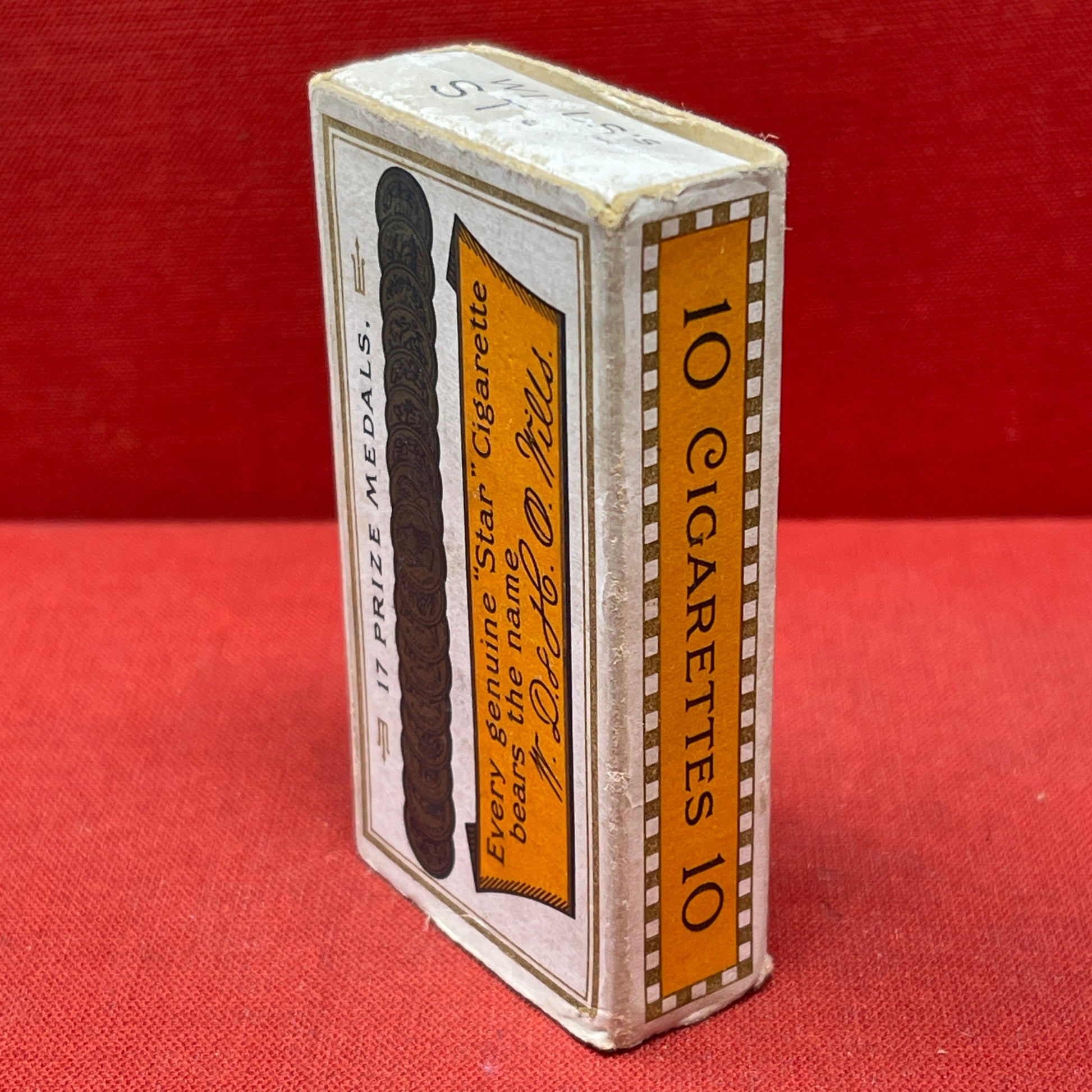 1930s cigarette box Original 1930 Wills Star Cigarette Pack 1930s cigarette box Original 1930 Wills Star Cigarette Pack