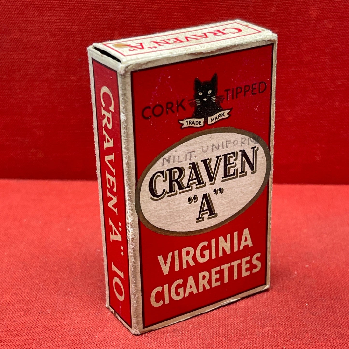 Packet of Craven 'A' cigarettes by Carreras Ltd