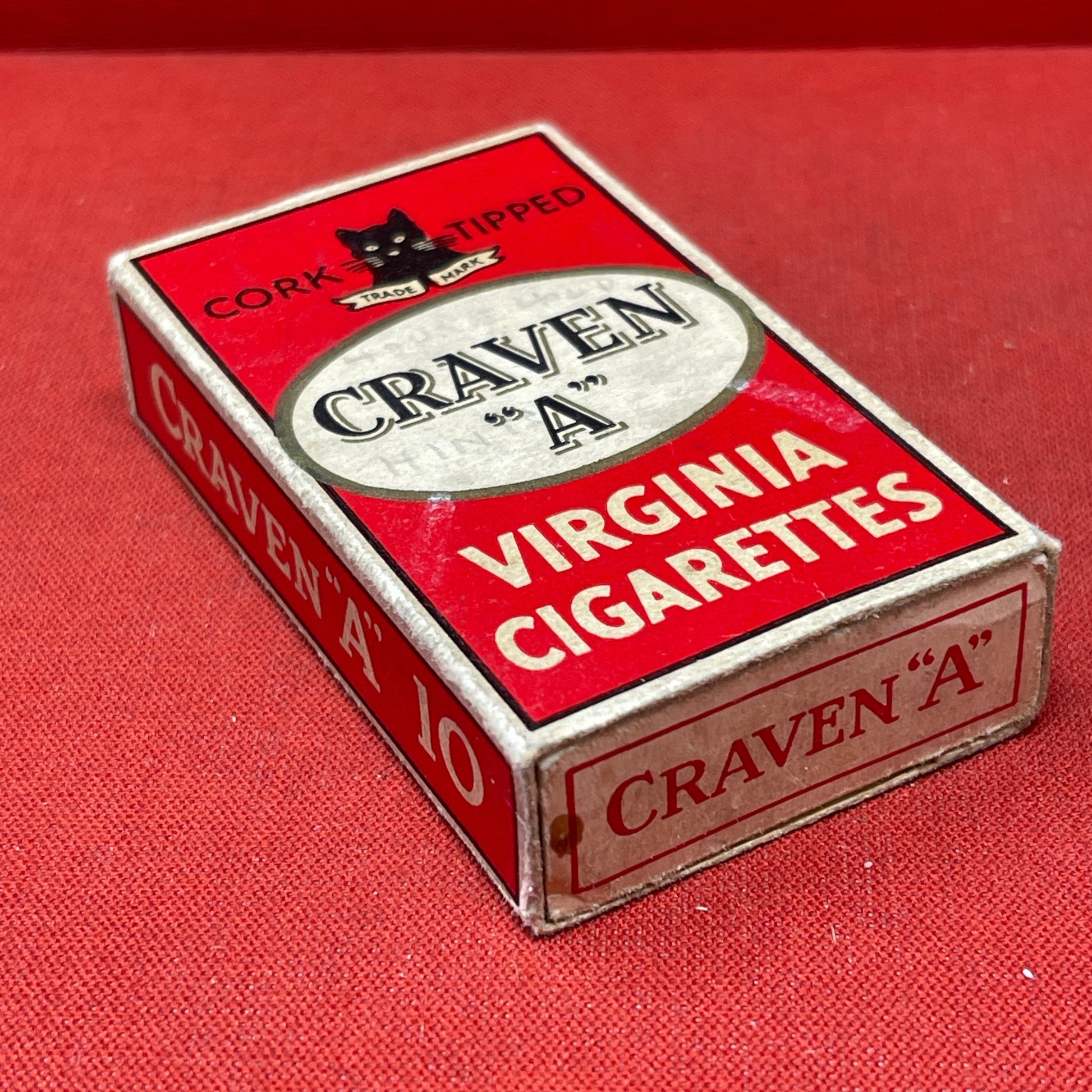 Packet of Craven 'A' cigarettes by Carreras Ltd