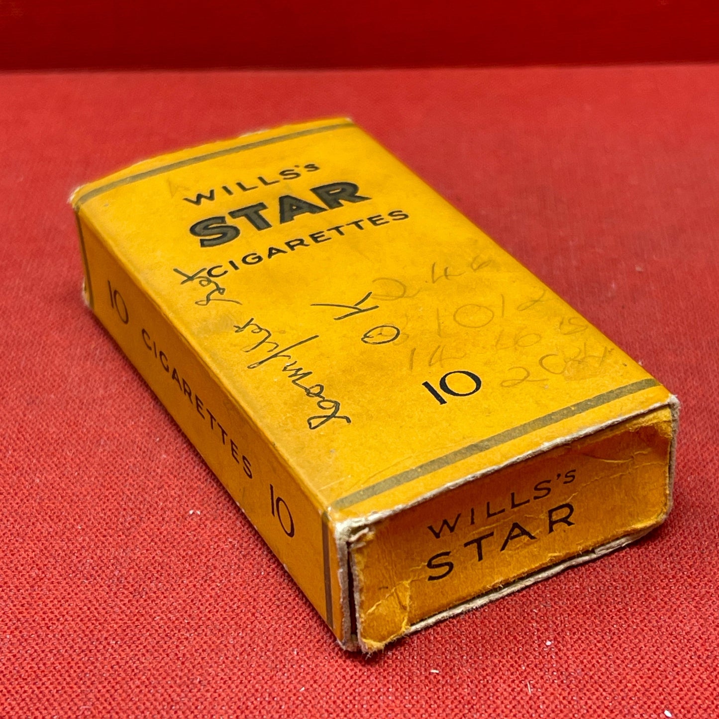 Packet of Wills Star' cigarettes by WD & HO Wills