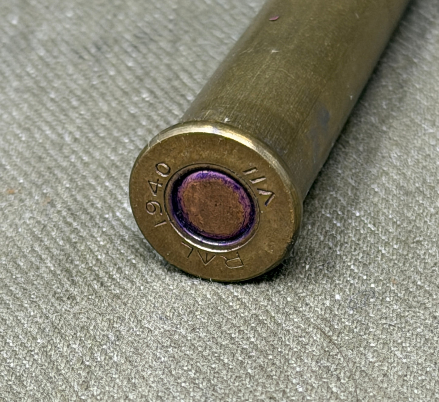 Inert .303 British Round – RL 1940 Headstamp (Royal Laboratory, Woolwich, UK)