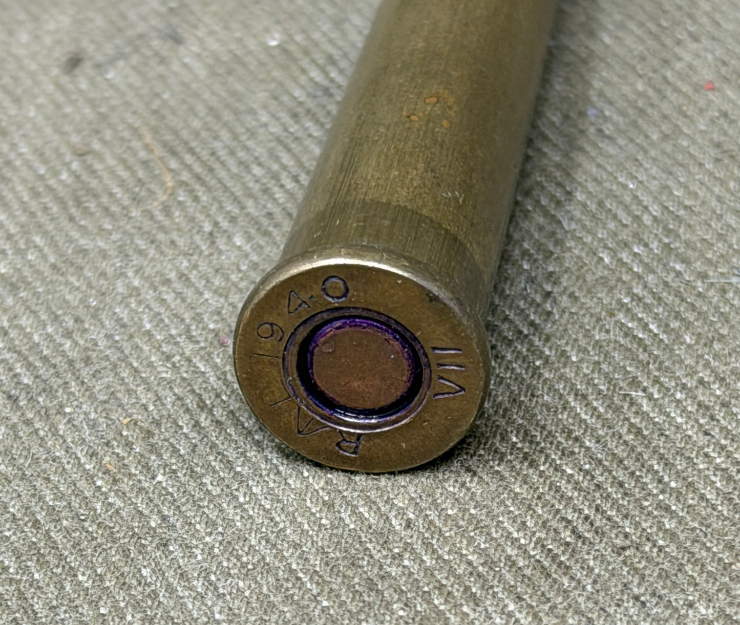 Inert .303 British Round – RL 1940 Headstamp (Royal Laboratory, Woolwich, UK)
