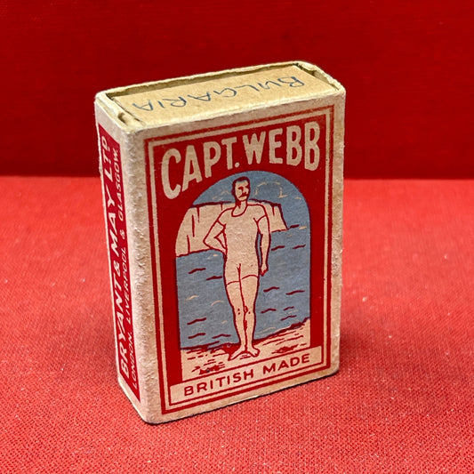Original 'Captain Webb' matchbox