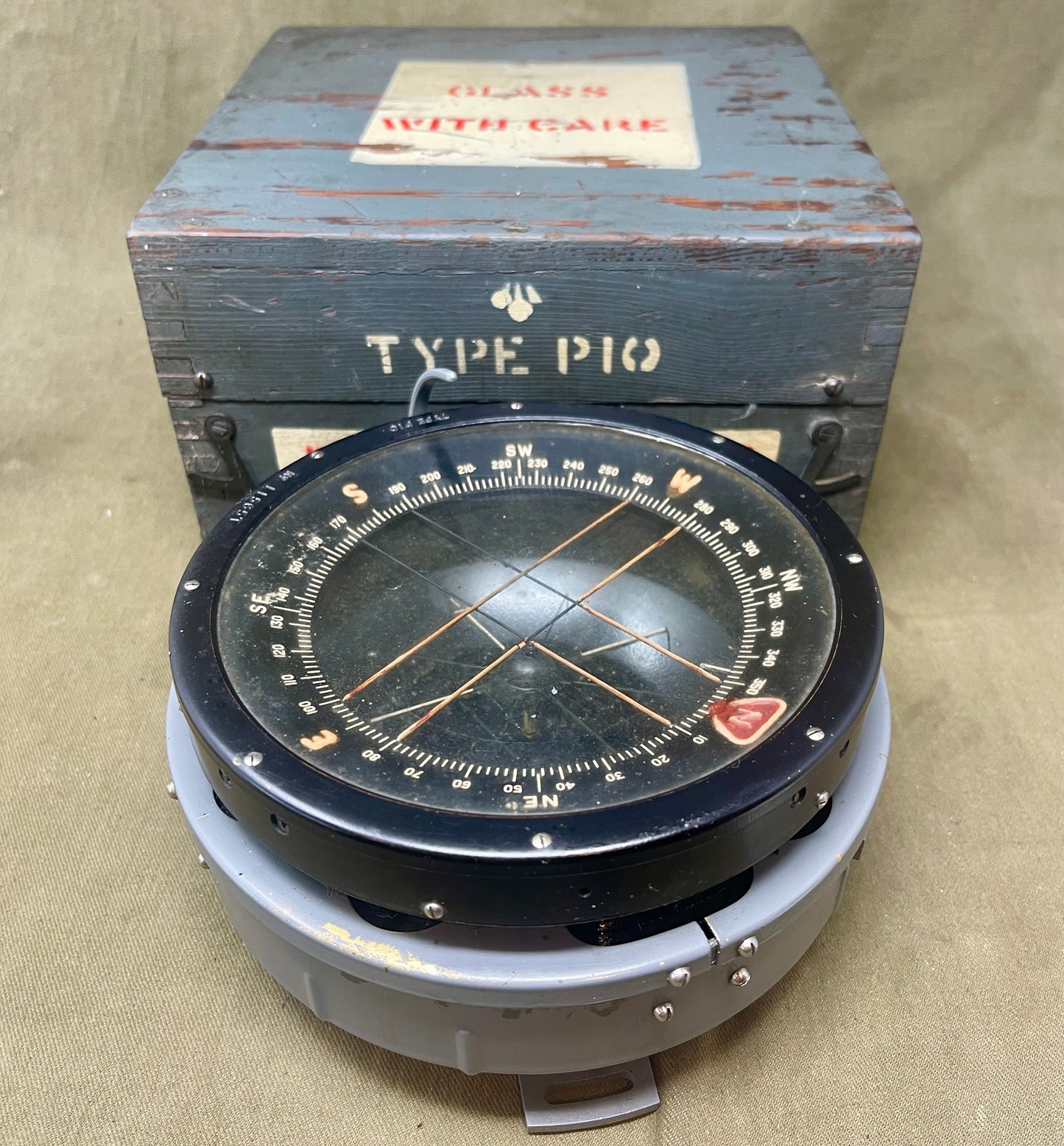 Royal Air Force RAF Compass, Navigational, Type P10 RAF Ref 11565T