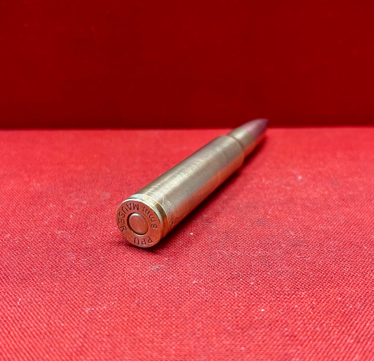 INERT Mauser 8x57/7.92/8mm FMJ Round. Fitted with INERT Primer