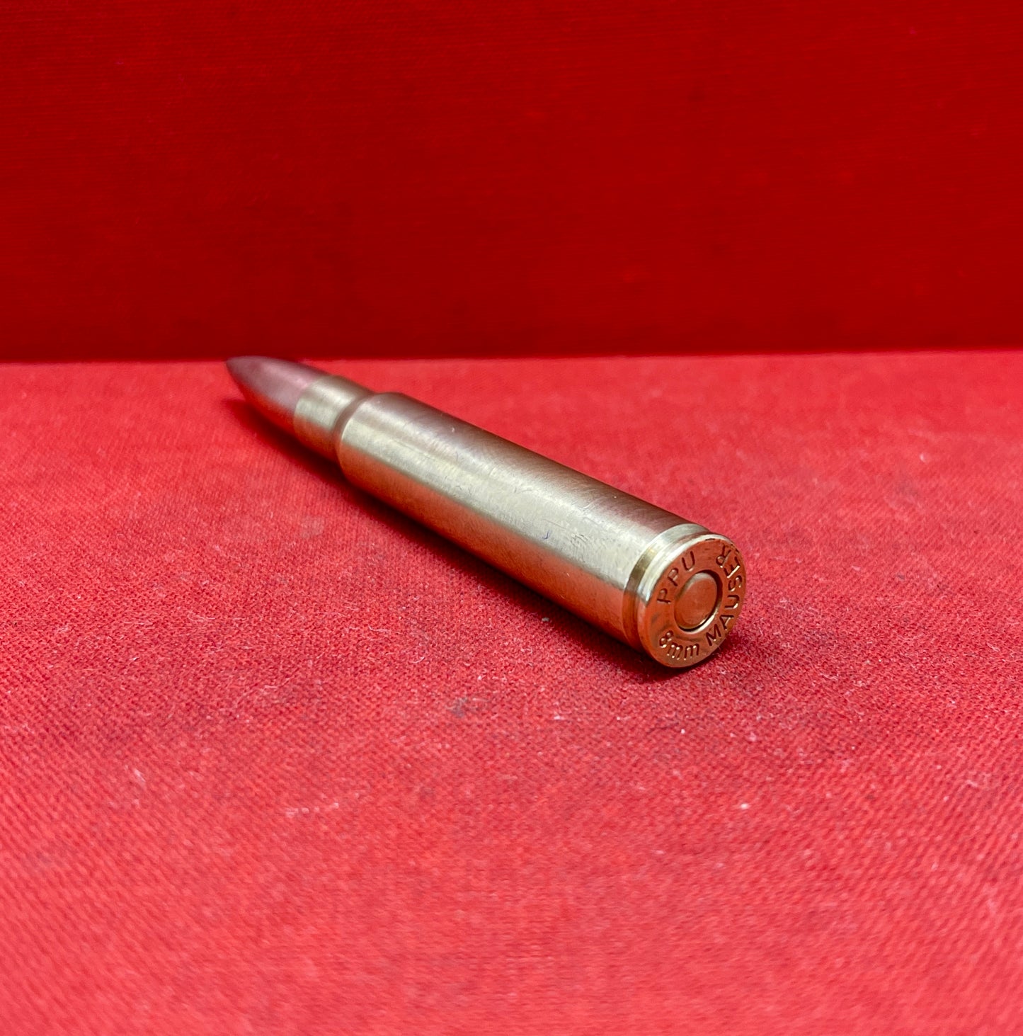 INERT Mauser 8x57/7.92/8mm FMJ Round. Fitted with INERT Primer