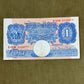 K.O. Peppiatt One Pound Emergency Issue Banknote C50H310877– British Treasury Note (Dugg. B249) )