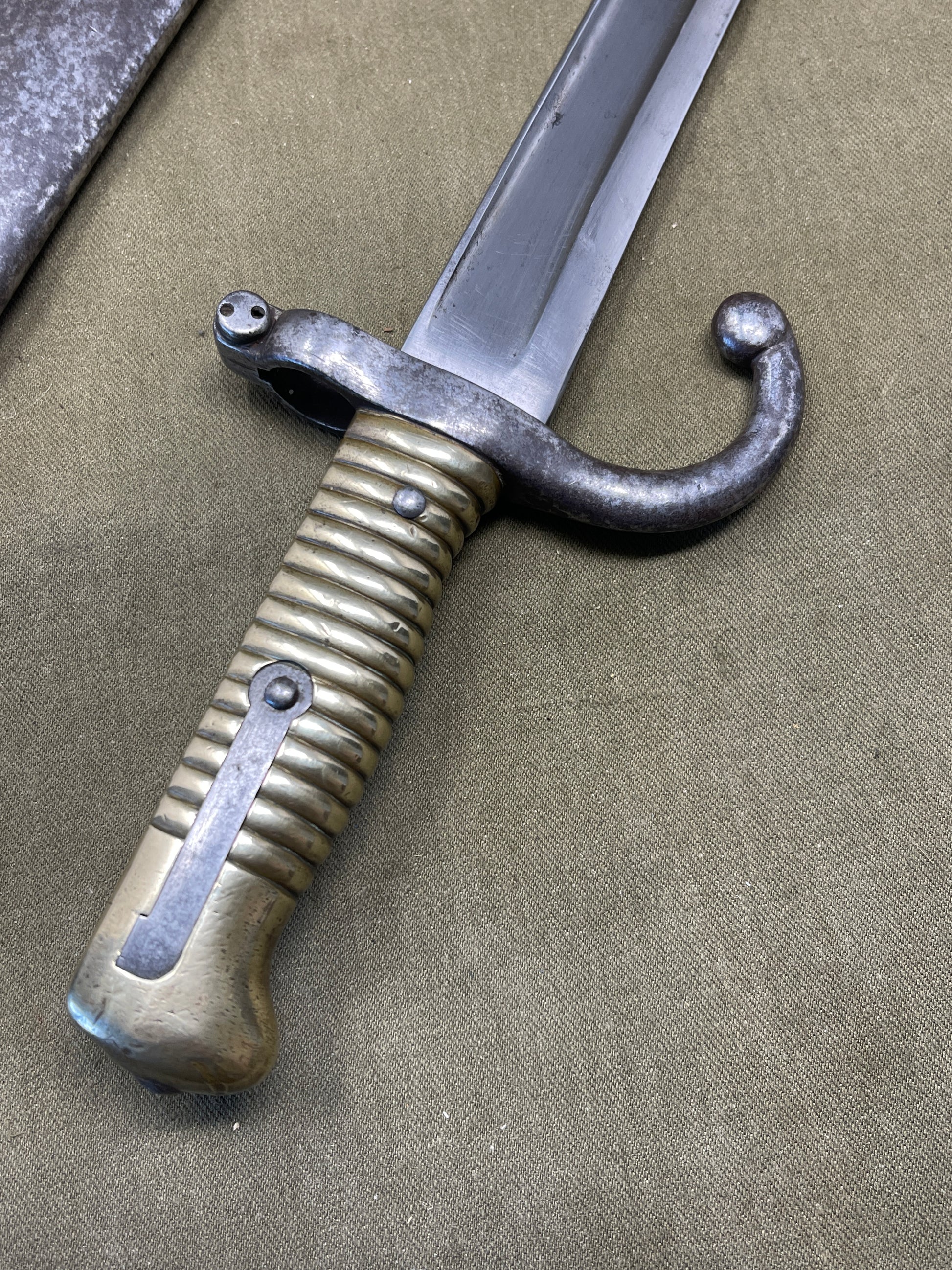 French Chassepot Bayonet 22 1/2 inch,