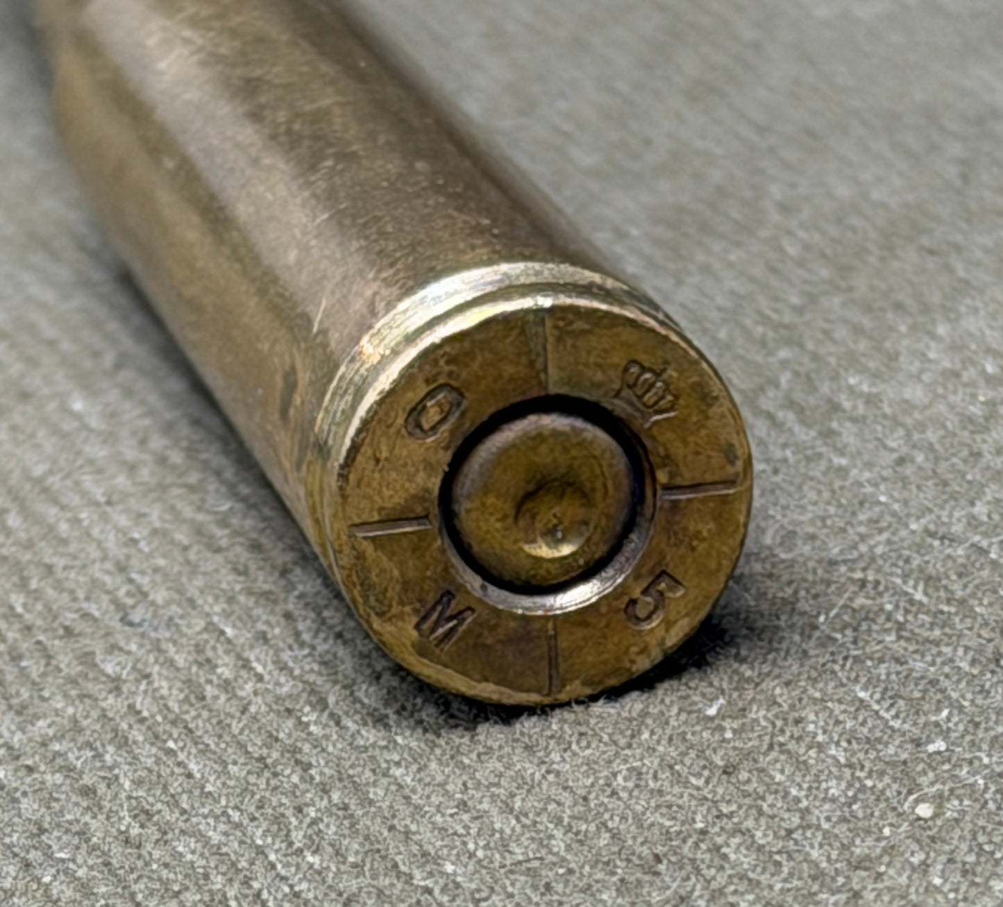 Early INERT 6.5×55 Swedish Mauser Cartridge – Crown Headstamp “05 M”