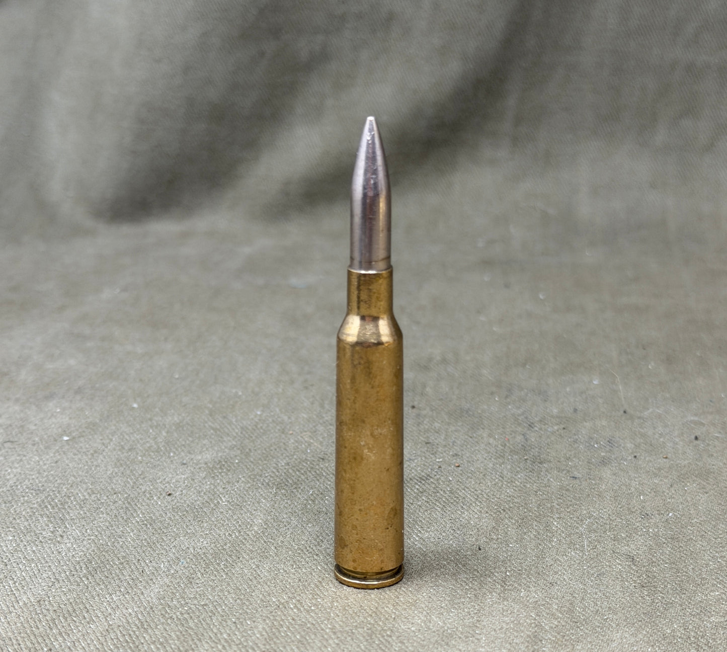 Early INERT 6.5×55 Swedish Mauser Cartridge – Crown Headstamp “09 M”