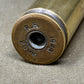 Original WWII 1943 20mm Brass Cartridge Case – RH (Raleigh Cycle Co.) – Collectible Ammunition