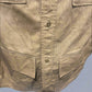 WW2 British officers' khaki bush shirt, in a large size