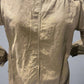 WW2 British officers' khaki bush shirt, in a large size