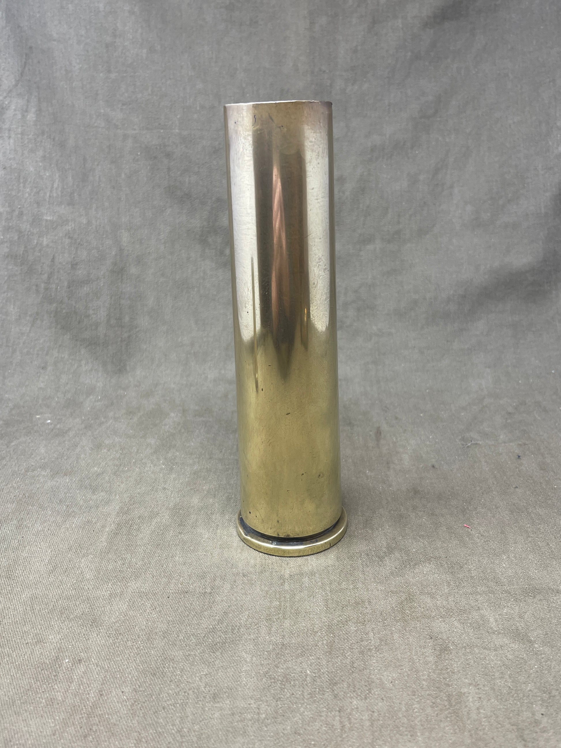 40mm Bofors brass cartridge case