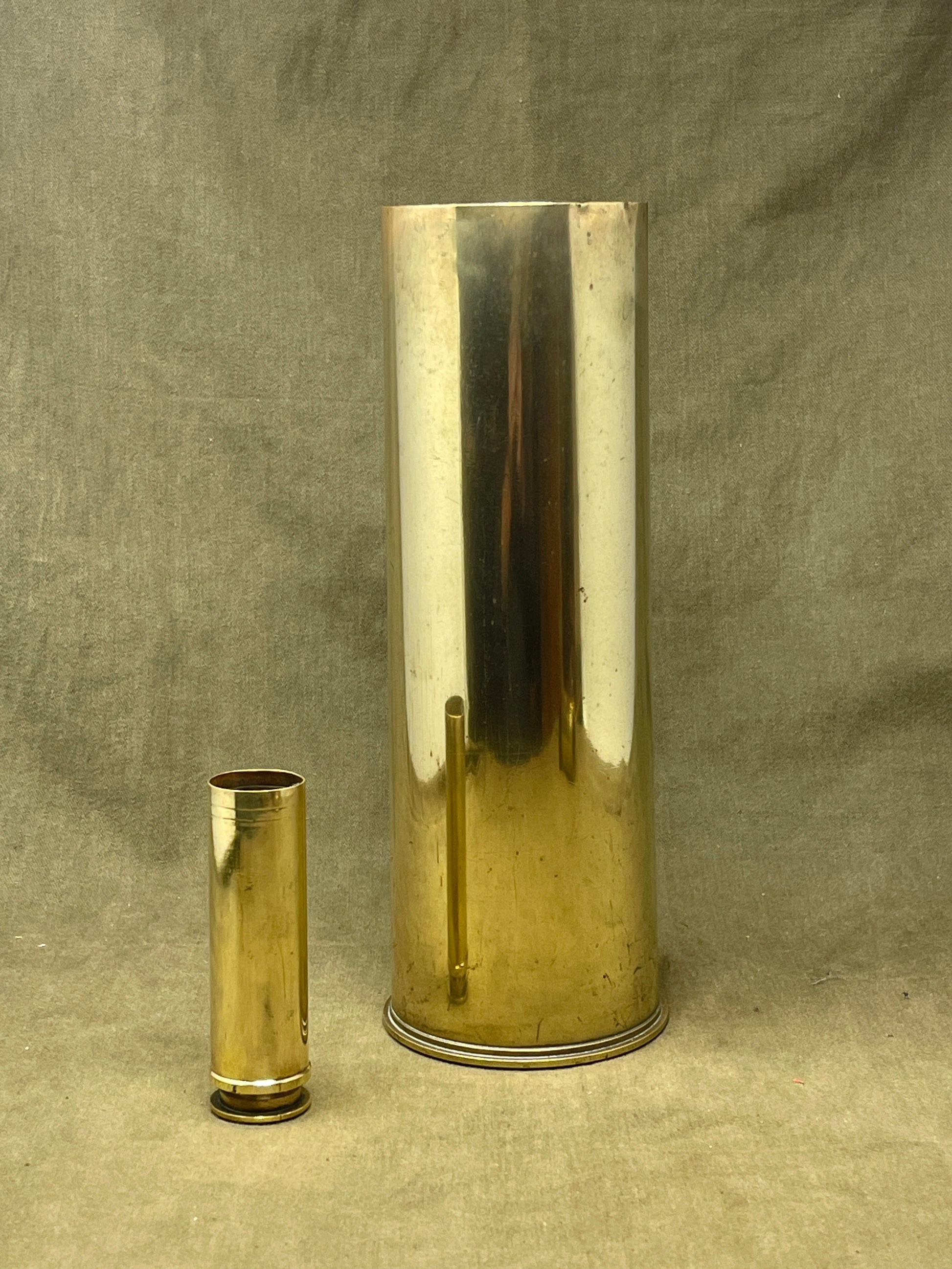 British 25 Pr MkII Brass Shell Case 1938