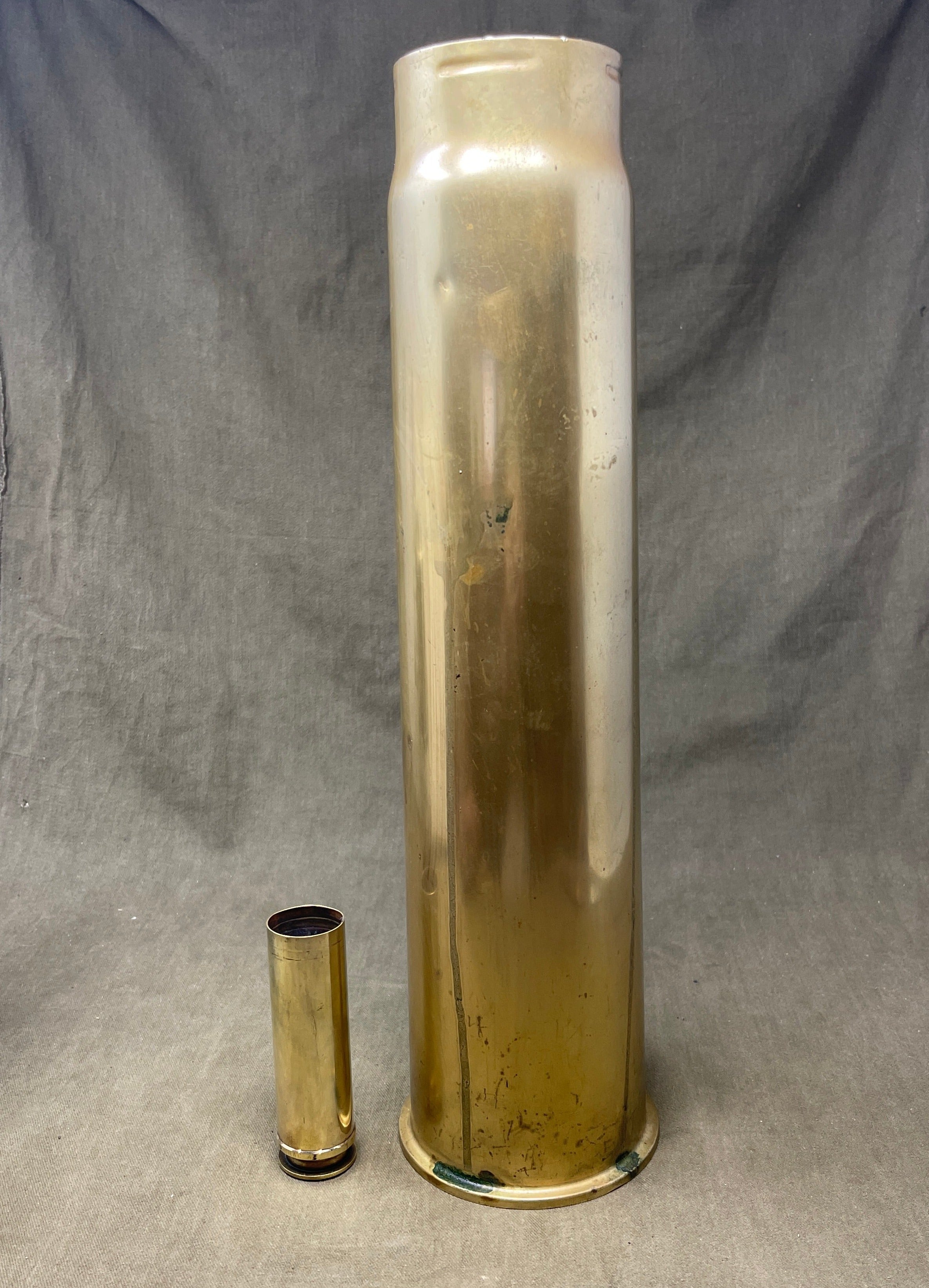 1916 Rising Shells WW1 1916 Dated British 3inch 20Cwt Shell Case