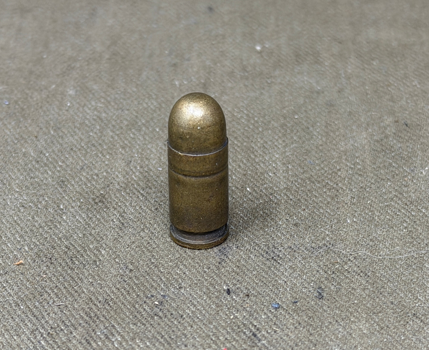 Original INERT Italian 9mm Short Cartridge RMB-43 (1943) – WWII 9mm Corto Round
