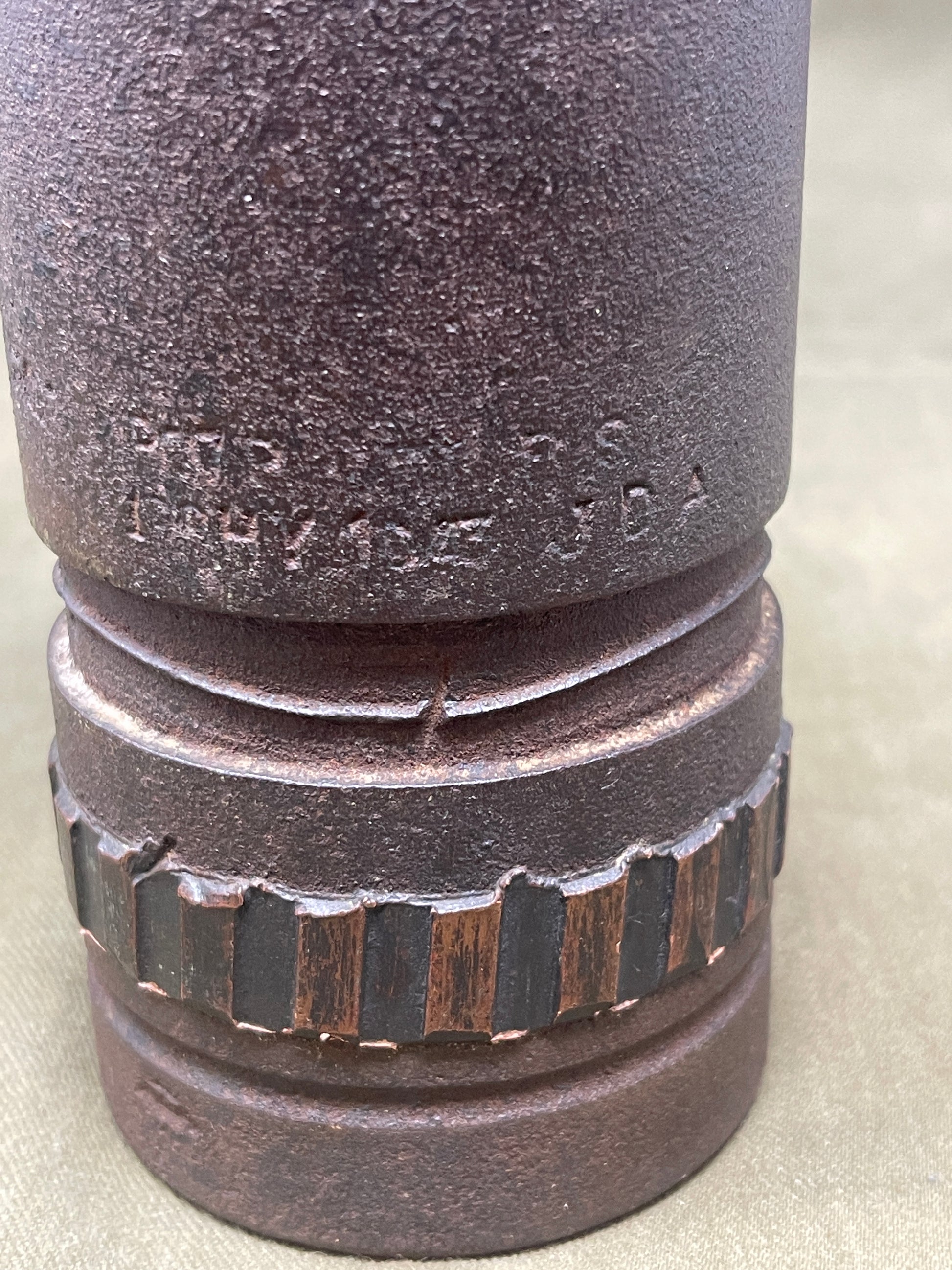 British 17Pdr  APCBC Cartridge Case 1943 dated
