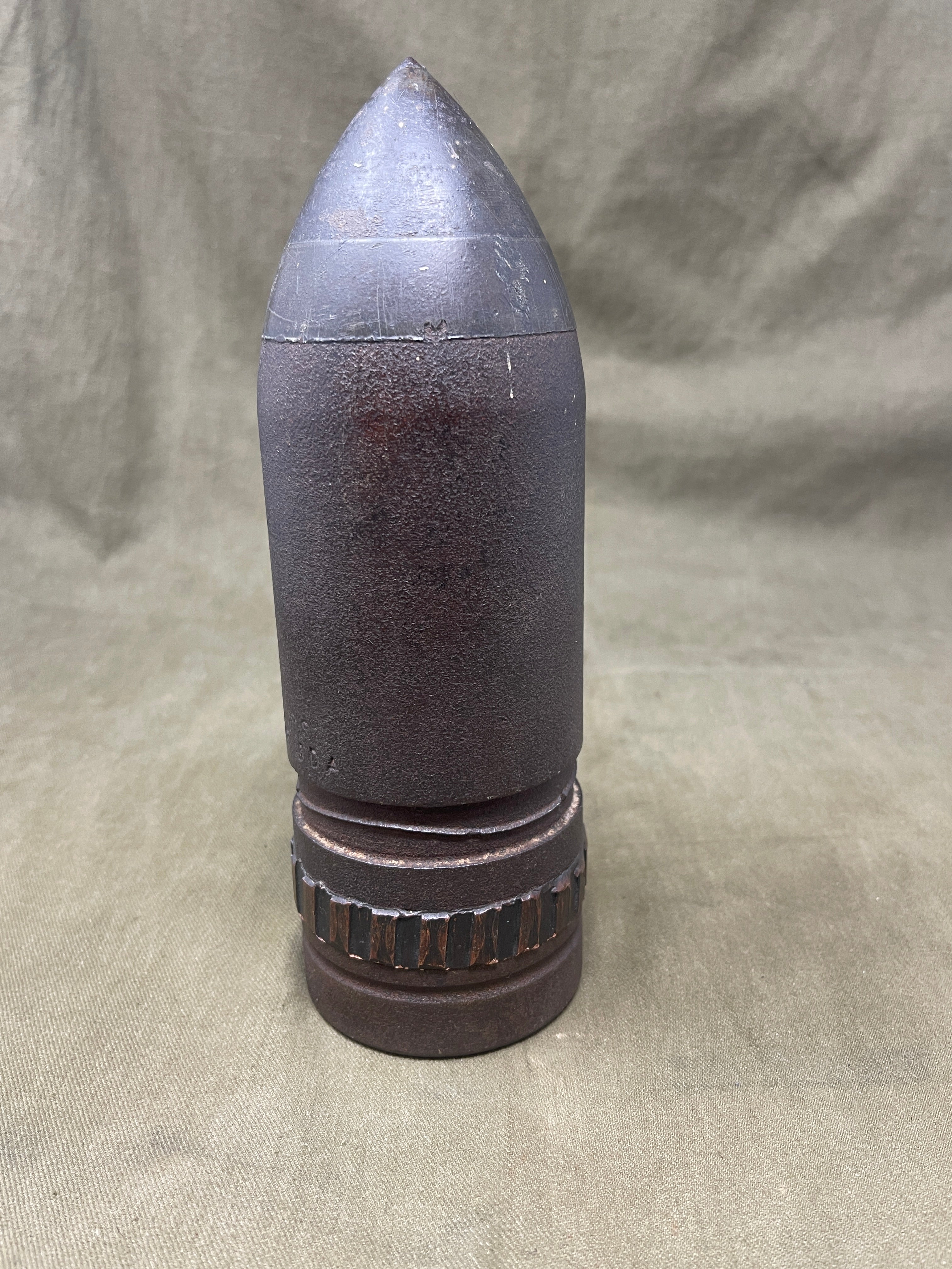 WW2 British 17Pdr APCBC Shell Head 1943 Dated