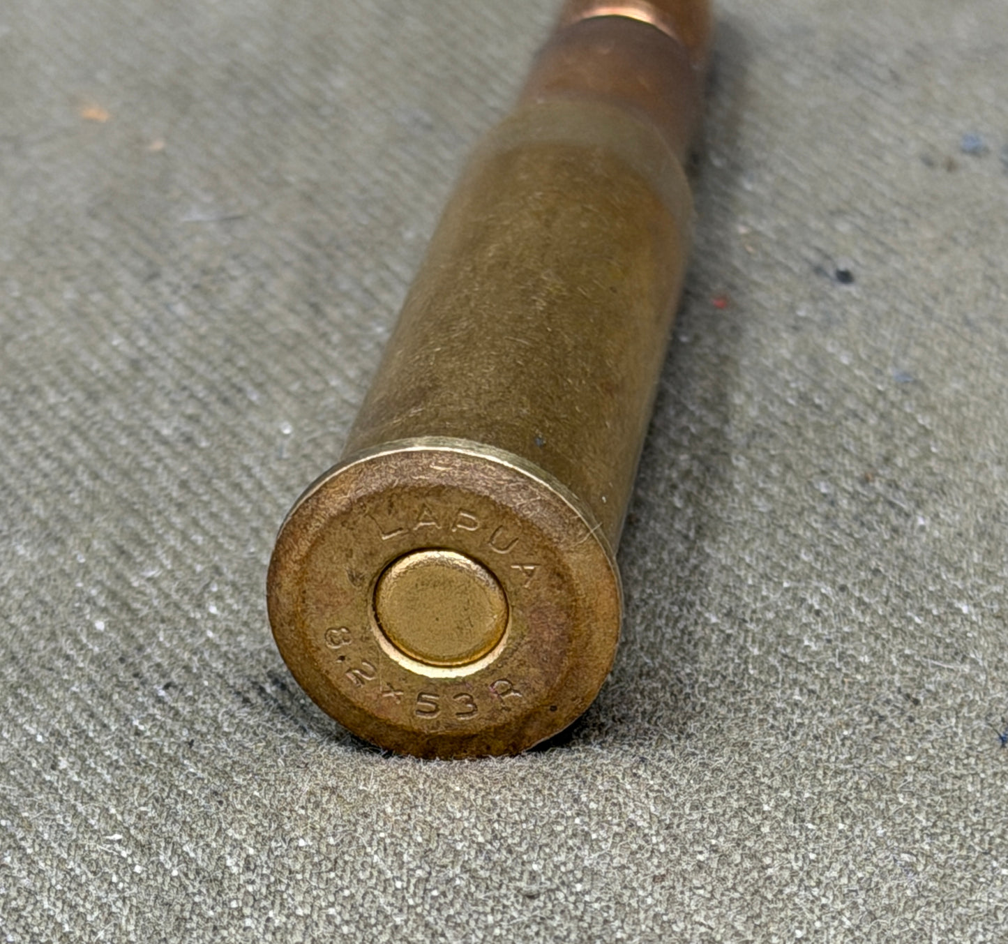 Original INERT Lapua 8.2×53R Cartridge – Finnish Rifle Round