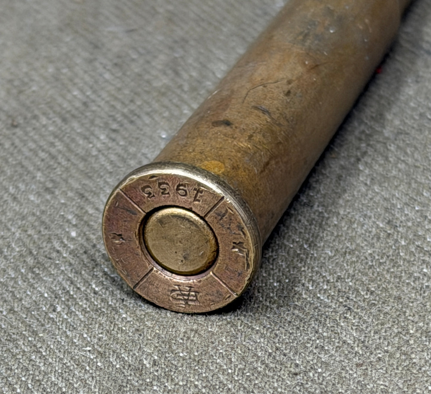 Original INERT .303 British Cartridge – AE 1933 Arsenal do Exército – Portuguese Military Ammunition