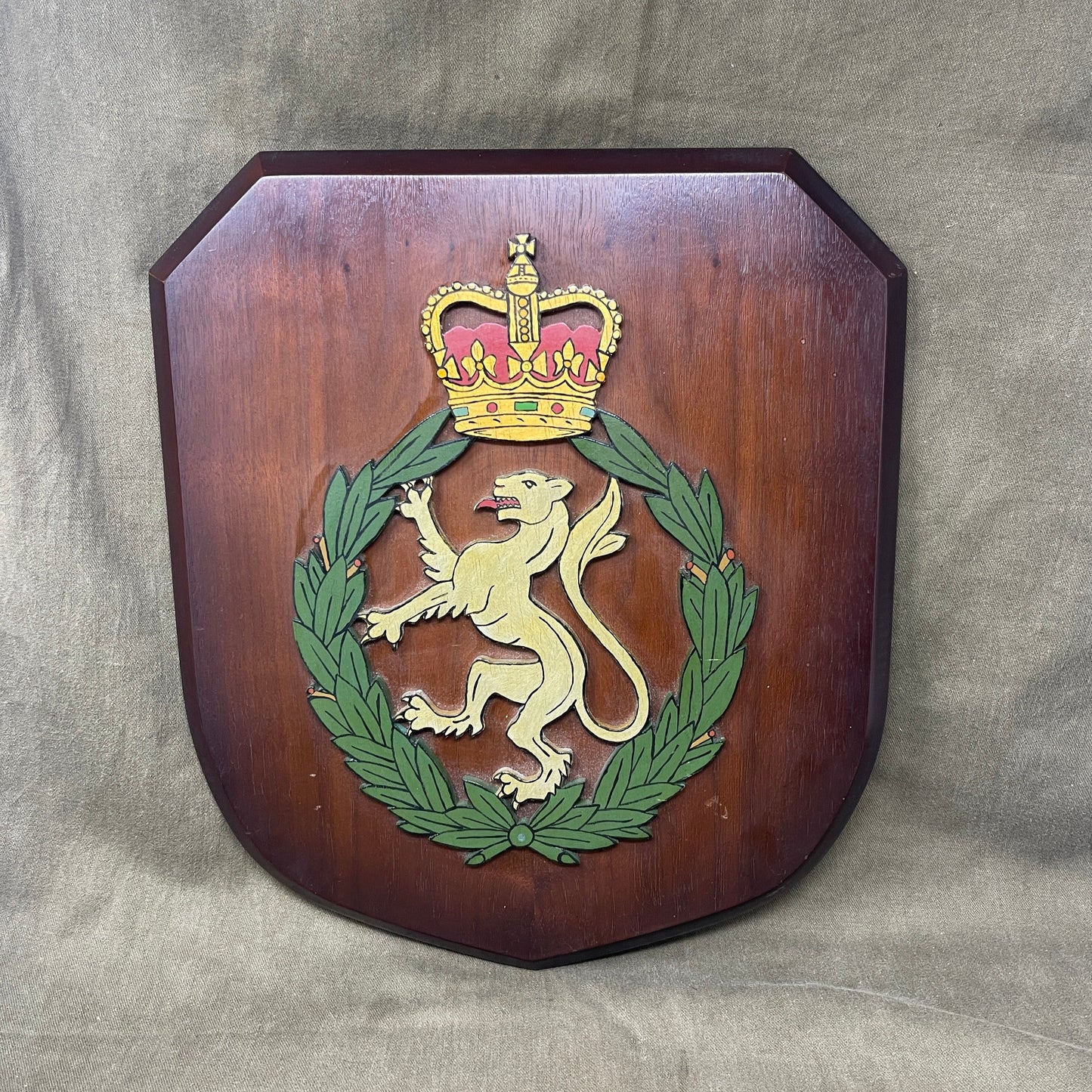 British Army WRAC Womens Royal Army Corps Wall / Mess Plaque
