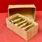 12 x .380 INERT British Webley Revolver Brass Cartridges Boxed