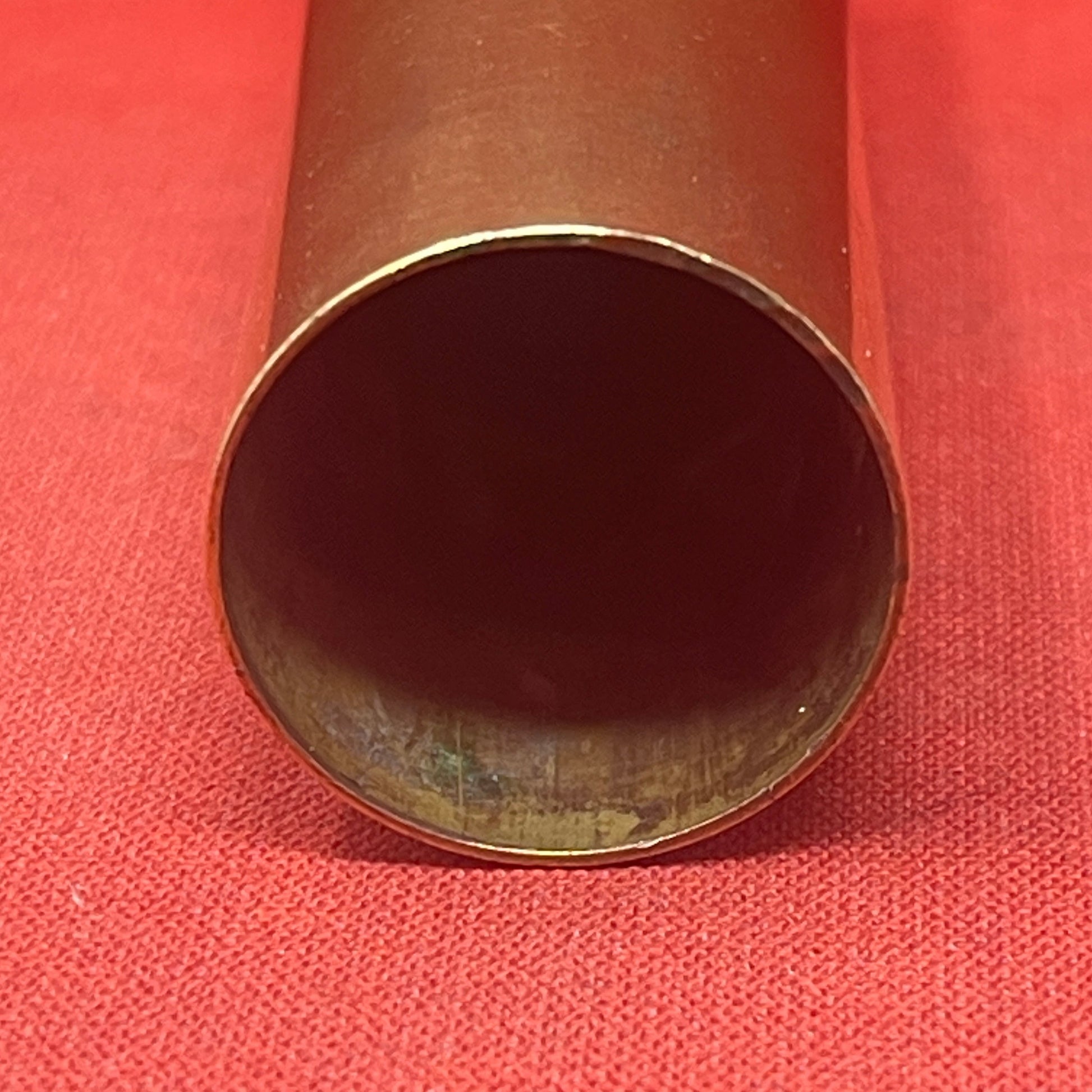 French 25mm flare Brass Cartridge case made by Ruggieri.