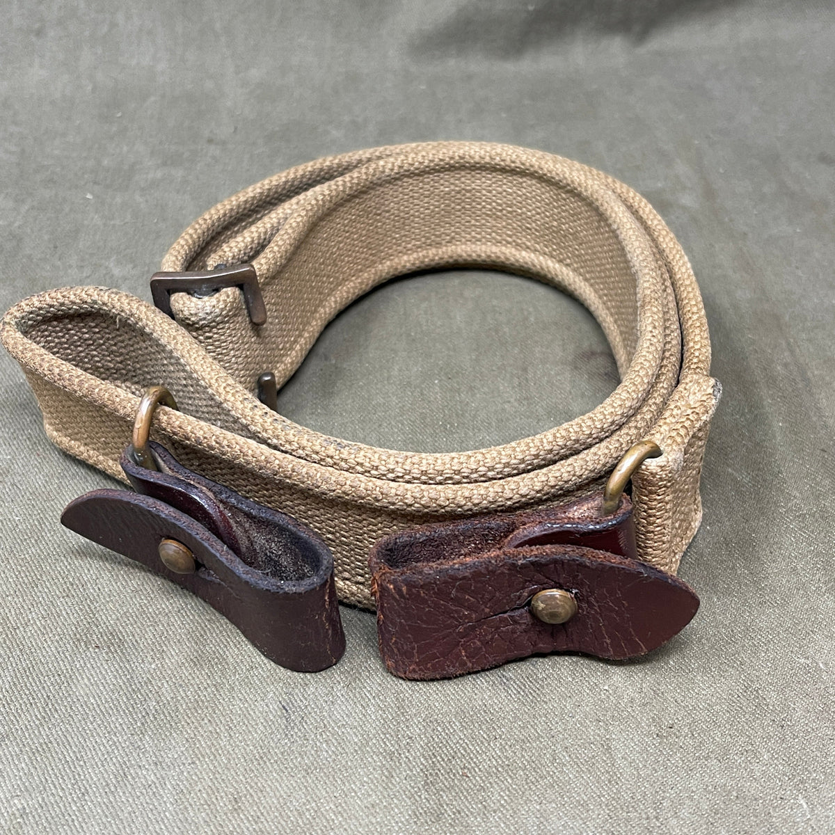British Enfield Canvas Sling - Post WWII Black - SARCO, Inc British Enfield Canvas Sling - Post WWII Black - SARCO, Inc
