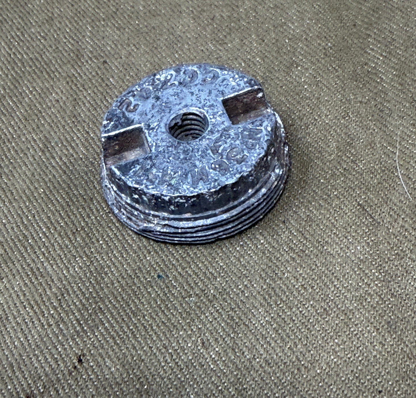 British WW2 Mills Bomb No.36M Grenade Filler Caps – Various Dates Original Inert