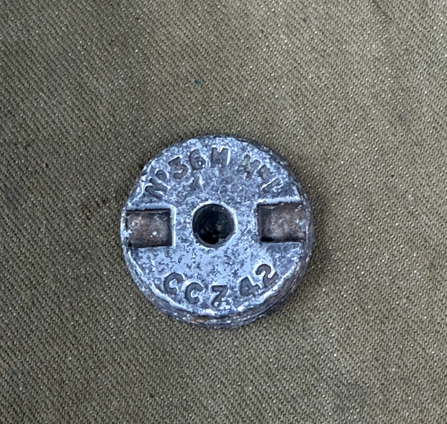 British WW2 Mills Bomb No.36M Grenade Filler Caps – Various Dates Original Inert