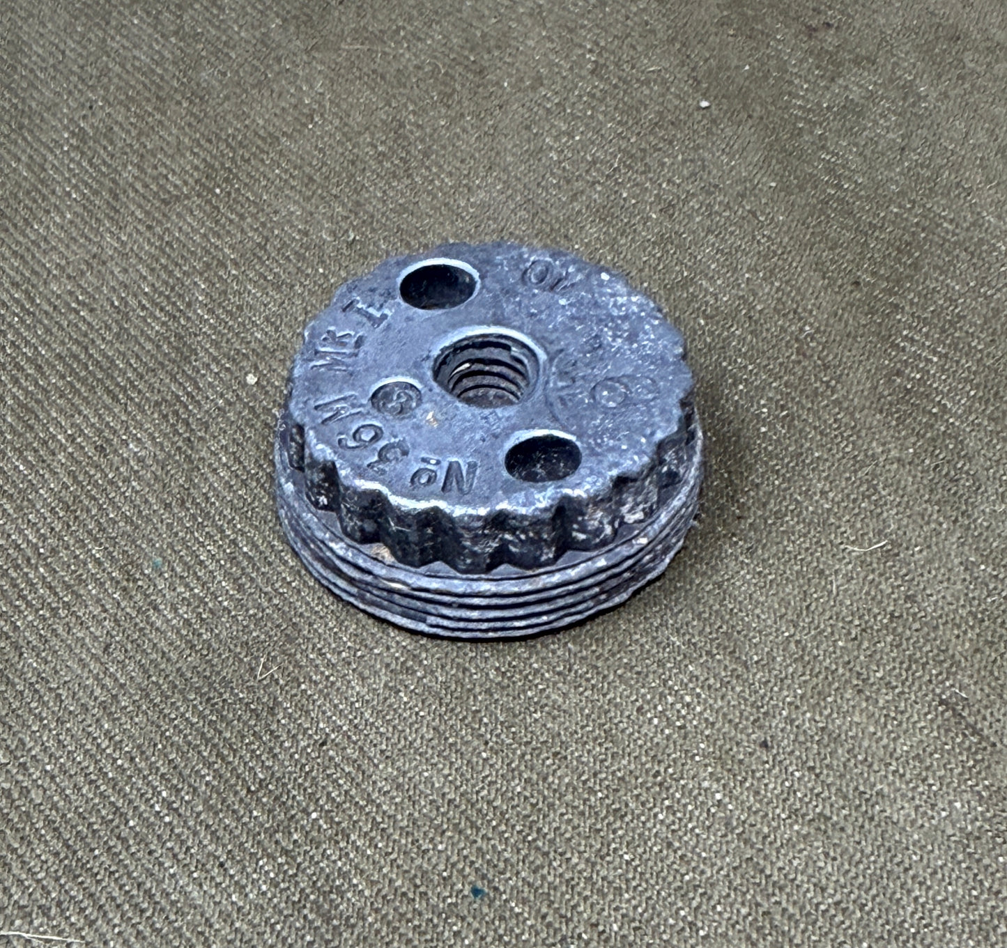 British WW2 Mills Bomb No.36M Grenade Filler Caps – Various Dates Original Inert