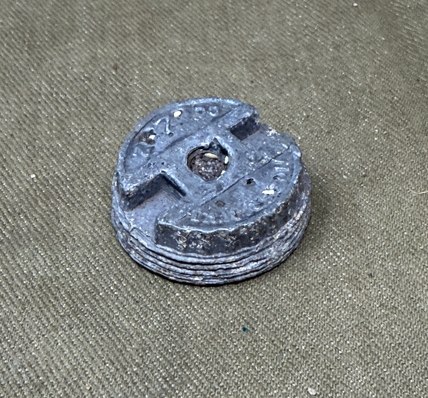 British WW2 Mills Bomb No.36M Grenade Filler Caps – Various Dates Original Inert