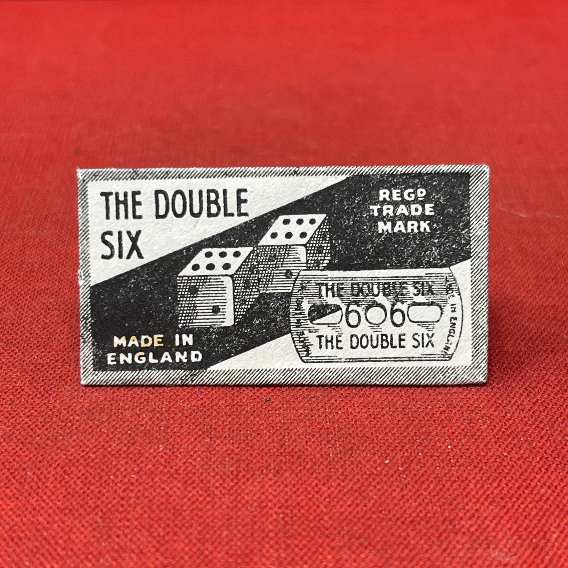 1944 WW2 Escape & Evade Razor Blade “The Double Six”