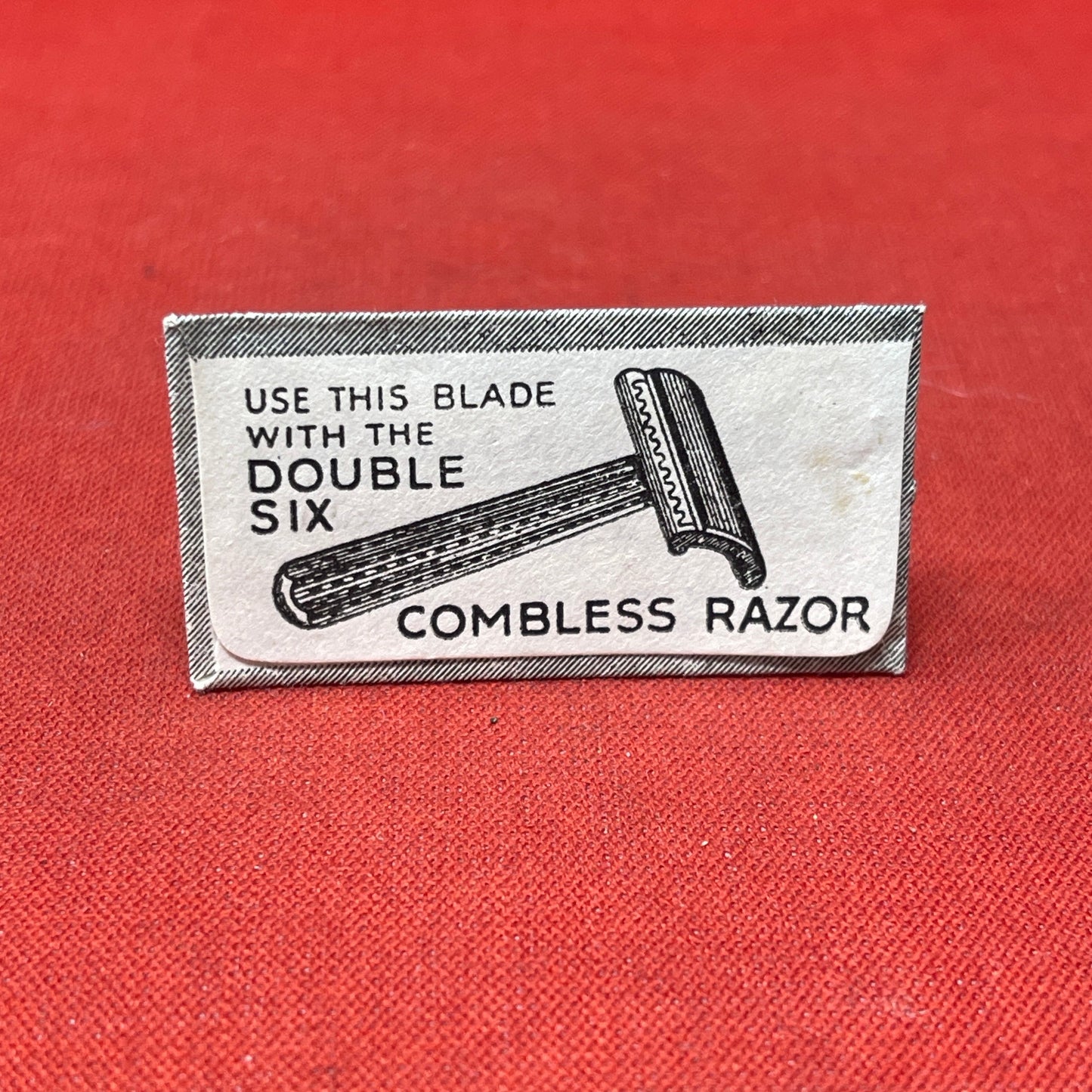 1944 WW2 Escape & Evade Razor Blade “The Double Six”