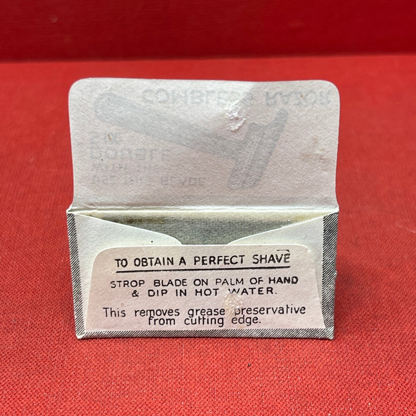 1944 WW2 Escape & Evade Razor Blade “The Double Six”