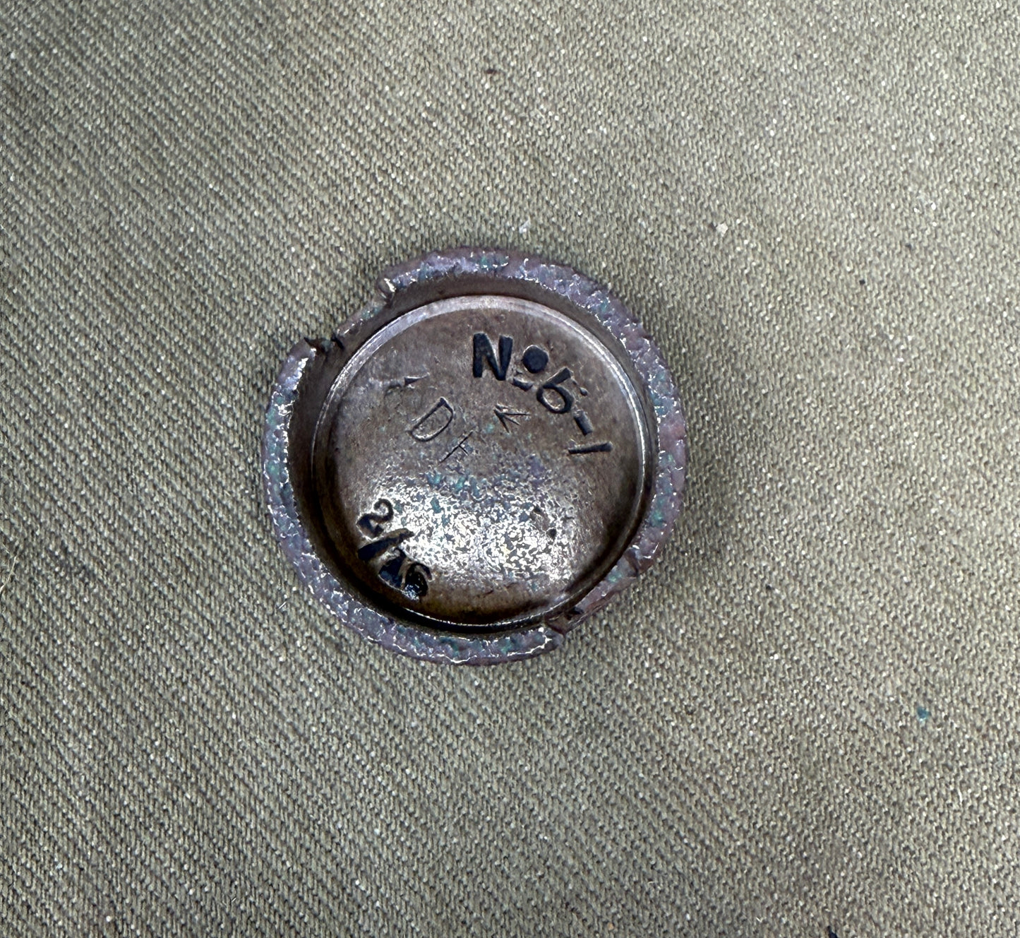 British WW2 Mills Bomb No.36M Grenade Filler Caps – Various Dates Original Inert