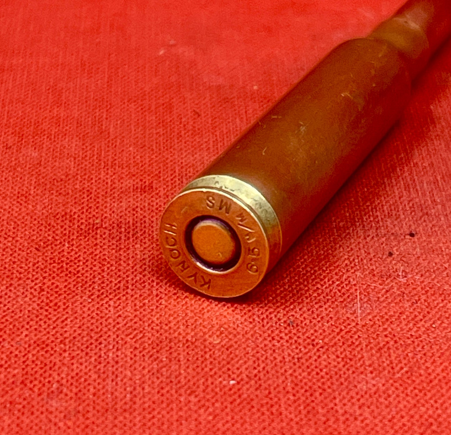 INERT Kynoch 6.5mm MS  Swedish Brass Cartridge Case