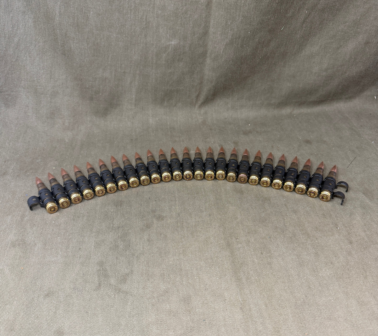 British Custom 7.62 x 51 GPMG Brass Cartridge Belts
