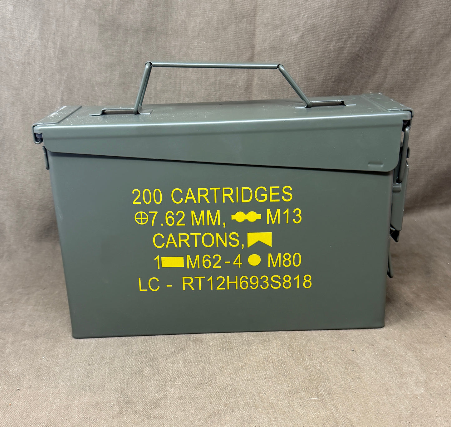 British Custom 7.62 x 51 GPMG Brass Cartridge Belts