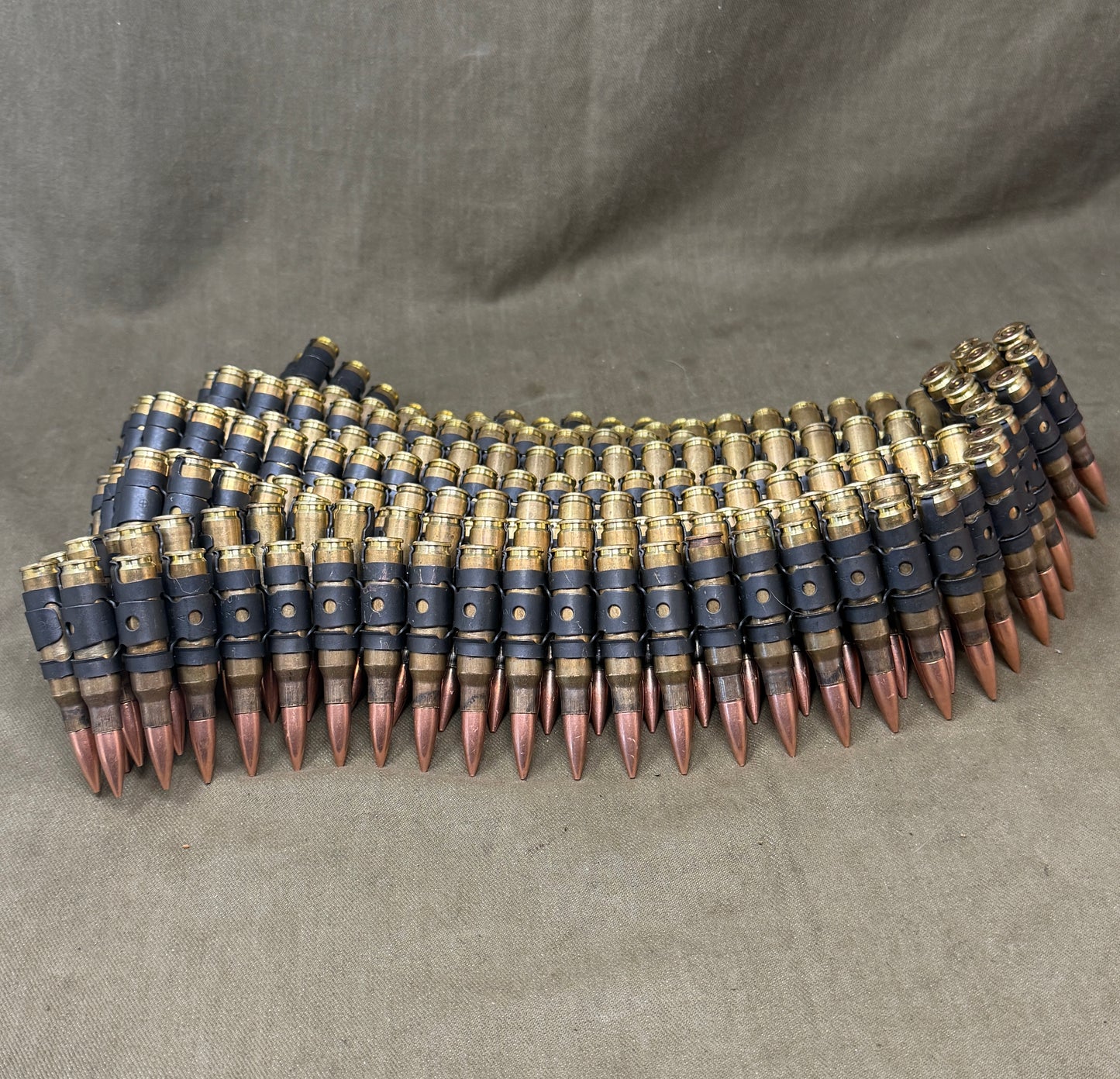 British Custom 7.62 x 51 GPMG Brass Cartridge Belts