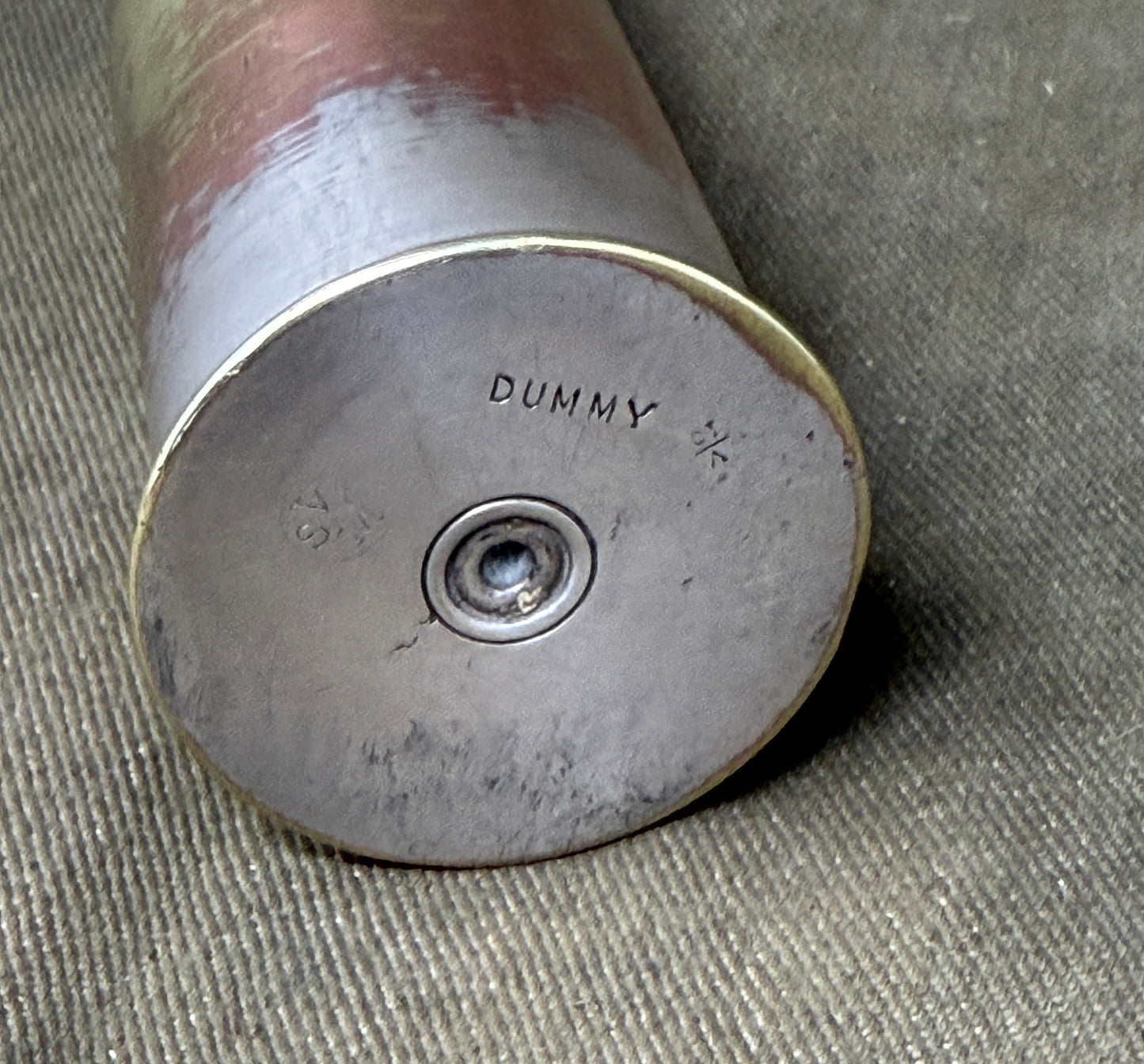 WW1 37mm Pom-Pom Dummy Round – Original Drill Ammunition Boer War Era
