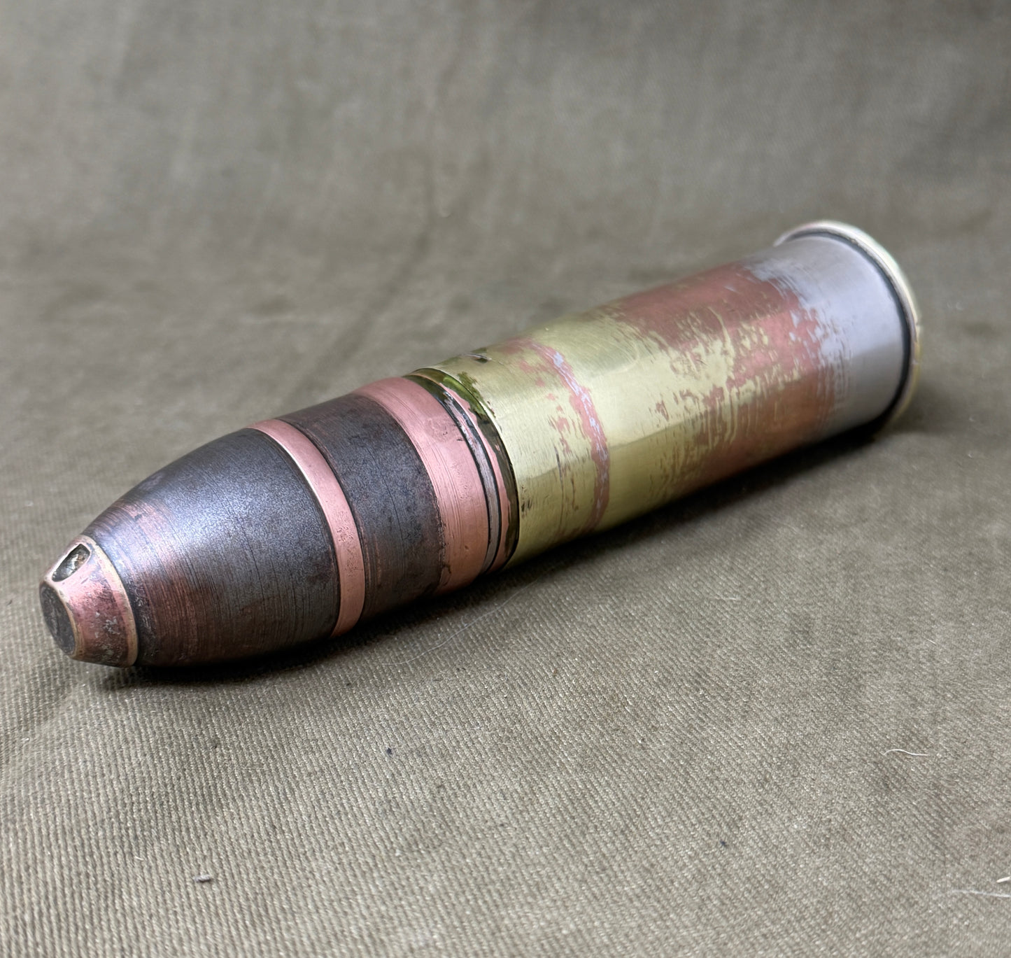 WW1 37mm Pom-Pom Dummy Round – Original Drill Ammunition Boer War Era
