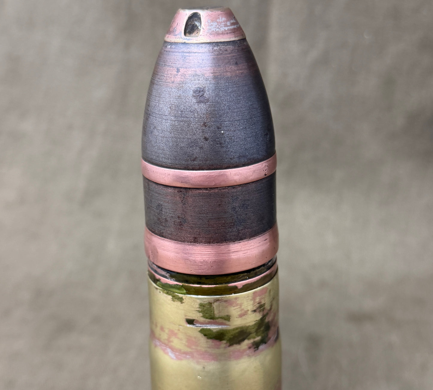 WW1 37mm Pom-Pom Dummy Round – Original Drill Ammunition Boer War Era