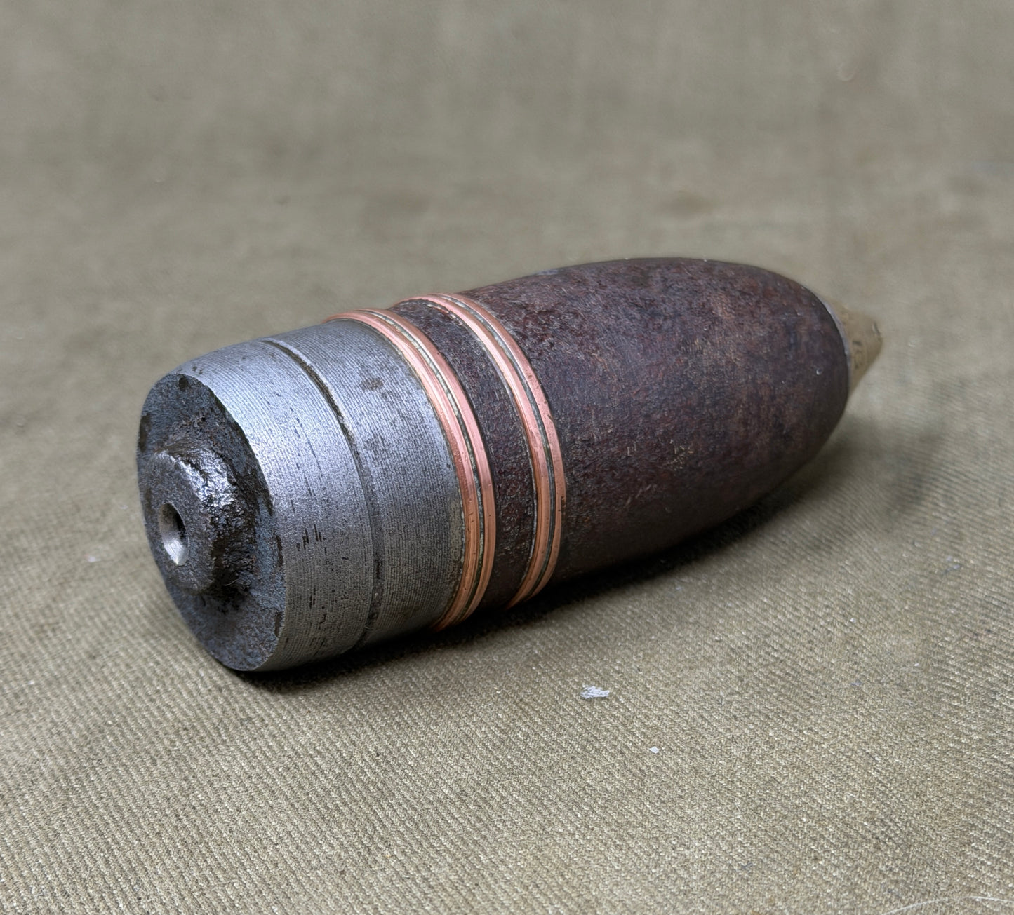 WW1 37mm Pom-Pom Projectile – Inert Boer War / Great War Era Display Piece
